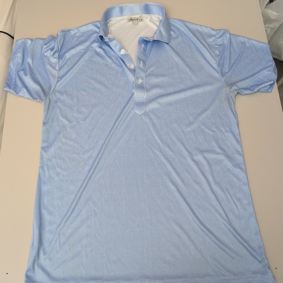 Collars & Co Blue Polo Shirt Classic Design Large Men - Picture 1 of 9